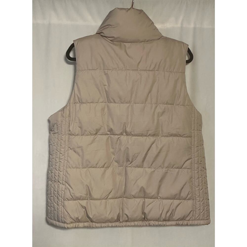 Women's Old Navy Puffer Vest size XLTG Light Beige - Picture 3 of 4